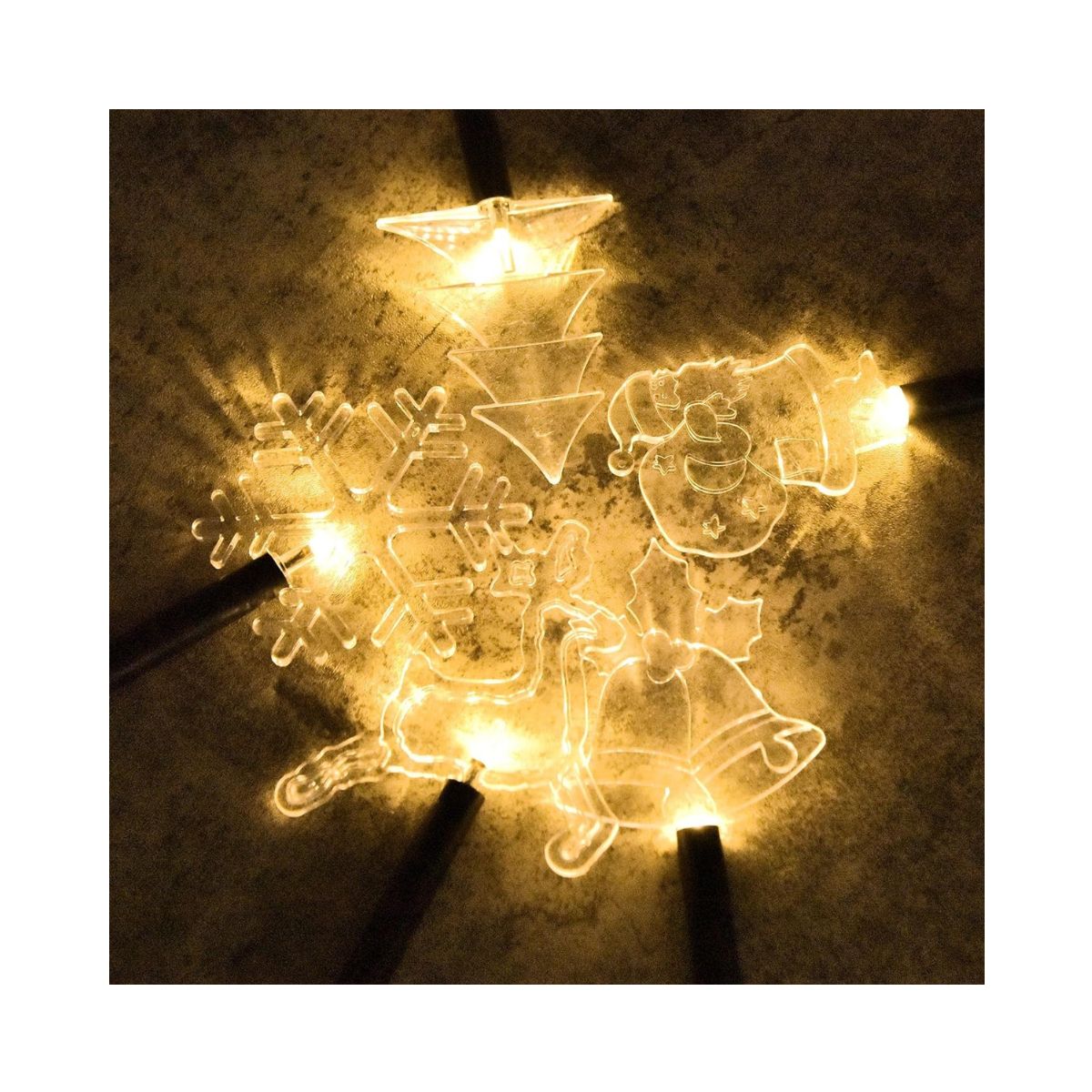 Luces solares Navidad